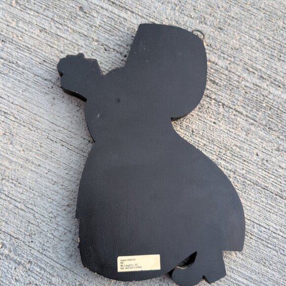 Vintage Hand Painted Wooden Dutch Girl Wall Hanging Plaque - Picture 6 of 6